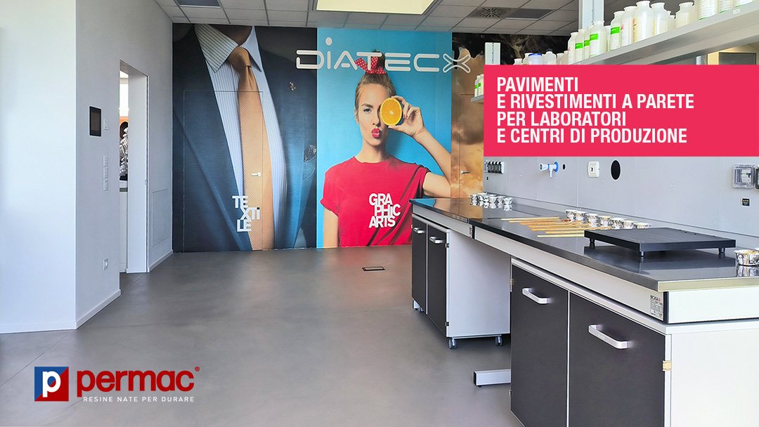 Pavimenti per produttori adesivi e laboratori Permac Resine Pavimenti per produttori adesivi e laboratori Permac Resine