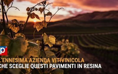 Il pavimento in resina perfetto per una cantina vitivinicola