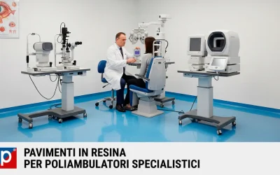 Pavimenti in resina su misura per poliambulatori specialistici