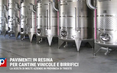 Pavimenti per cantine vinicole e birrifici Trieste