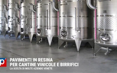 Pavimenti per cantine vinicole e birrifici Veneto