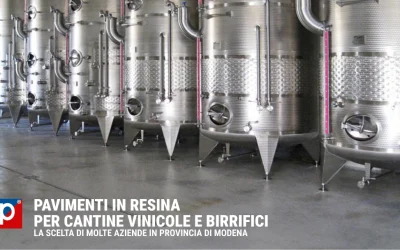 Pavimenti per cantine vinicole e birrifici Modena